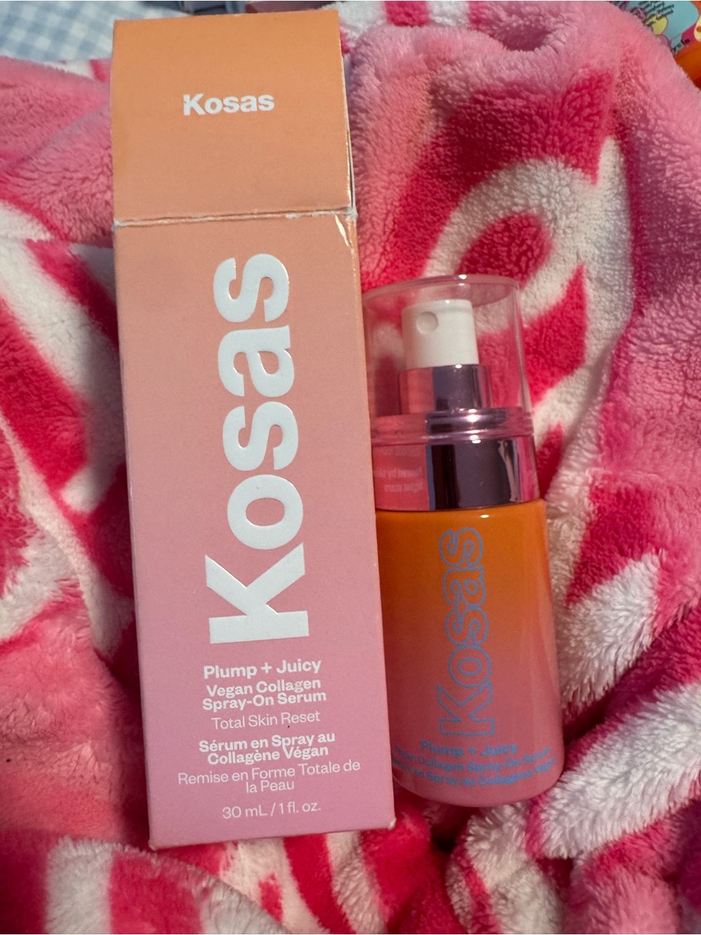 Kosas Plump + Juicy Vegan Collagen Spray-On Serum - 1oz New In Box